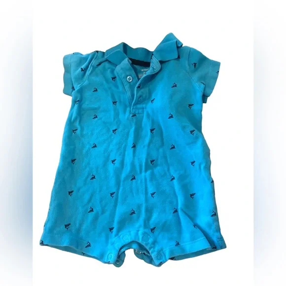 Bundle baby boys 6 months clothes onsies jacket and shorts - Picture 2 of 5